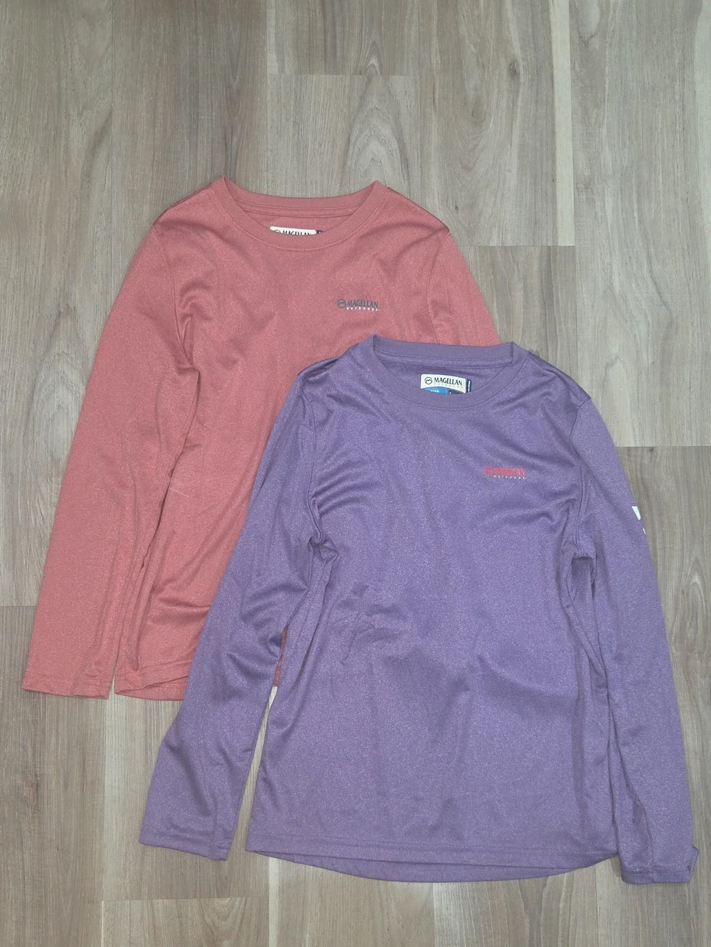 •Magellan• Little Girls Fish Gear Long Sleeve Top